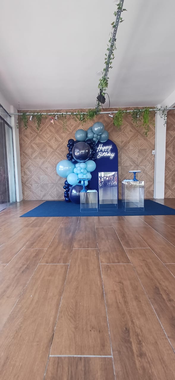 Salão decorado
